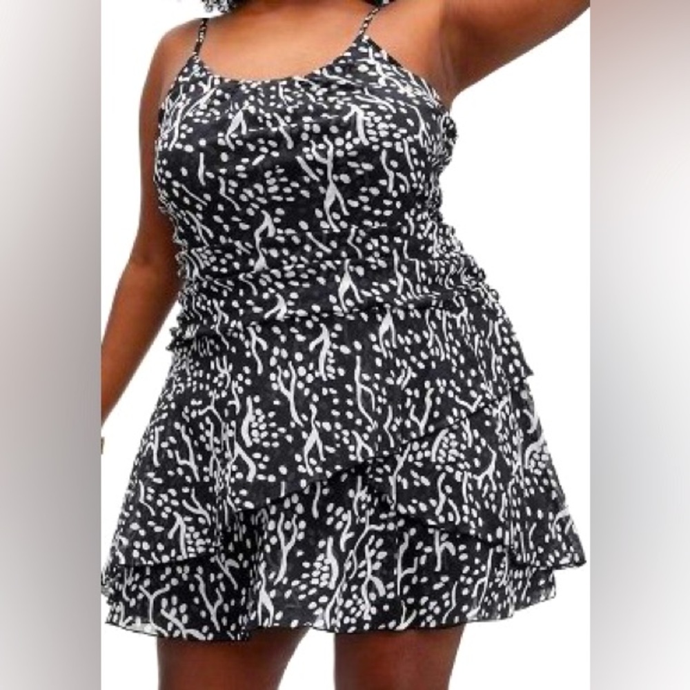 Diane Von Furstenberg DVF for Target Layered Mesh Dress Plus Size 3X